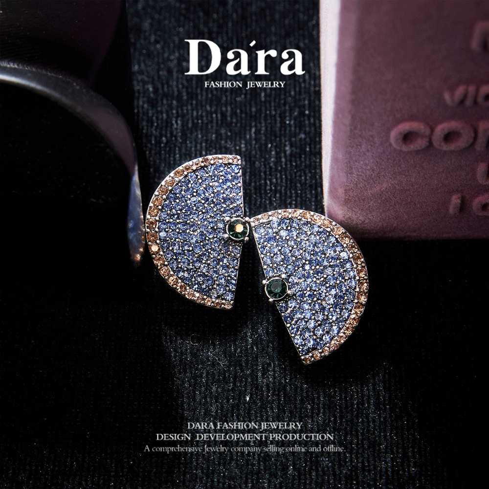 Refined Swarovski Crystal Copper Alloy Earrings KK-9493