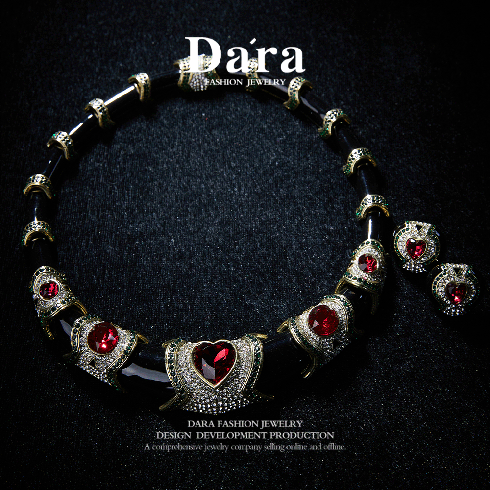 Refined Swarovski Crystal Copper Alloy Jewelry Set KK-91897