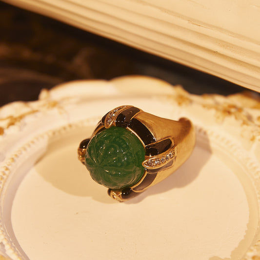 Refined Swarovski Crystal Copper Alloy Ring  KK-91039