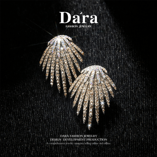 Timeless Swarovski Crystal Copper Alloy Earrings KK-9829