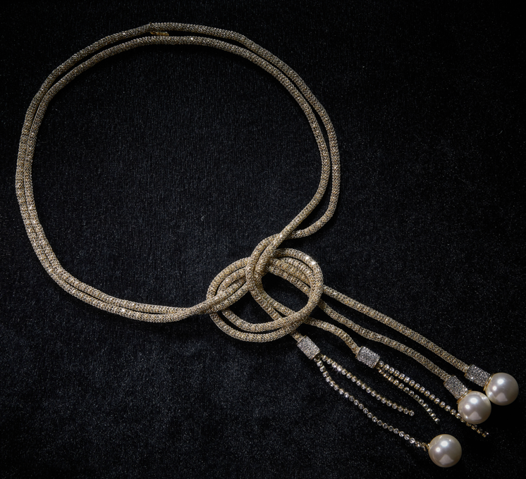 Elegant Copper Alloy Pearl-Imitation Jewelry Set KK-92178