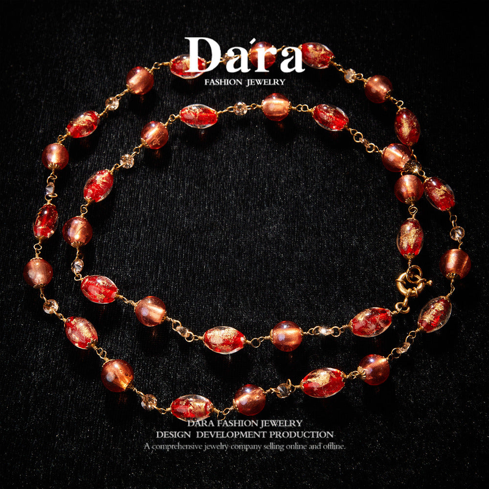 Refined Swarovski Crystal Copper Alloy Necklace KK-9125