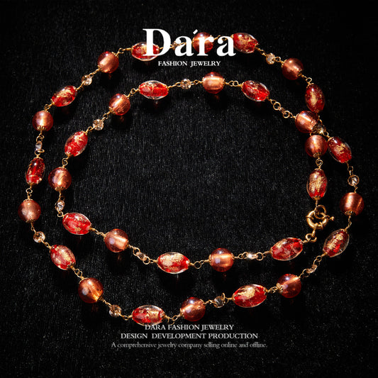 Refined Swarovski Crystal Copper Alloy Necklace KK-9125