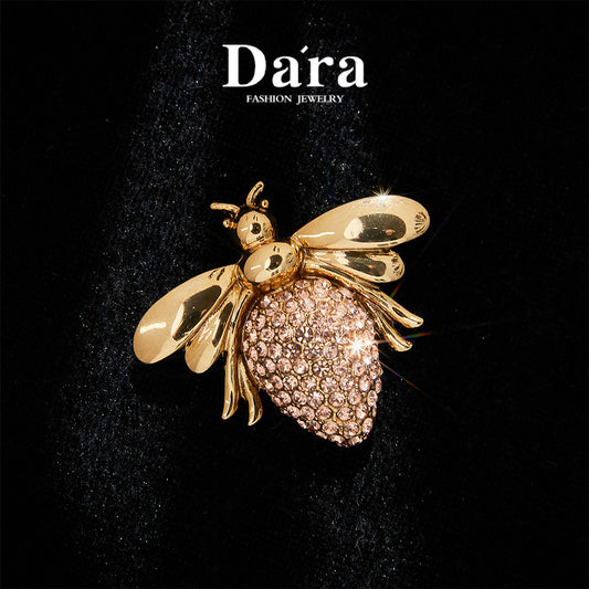 Refined Swarovski Crystal Copper Alloy Brooch KK-JB0135