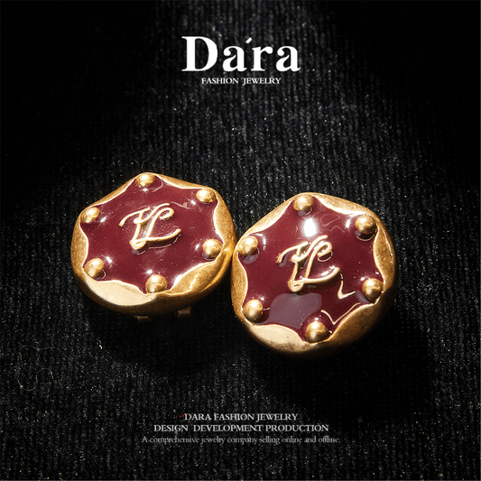 Elegant Copper Alloy Earrings  KK-9197