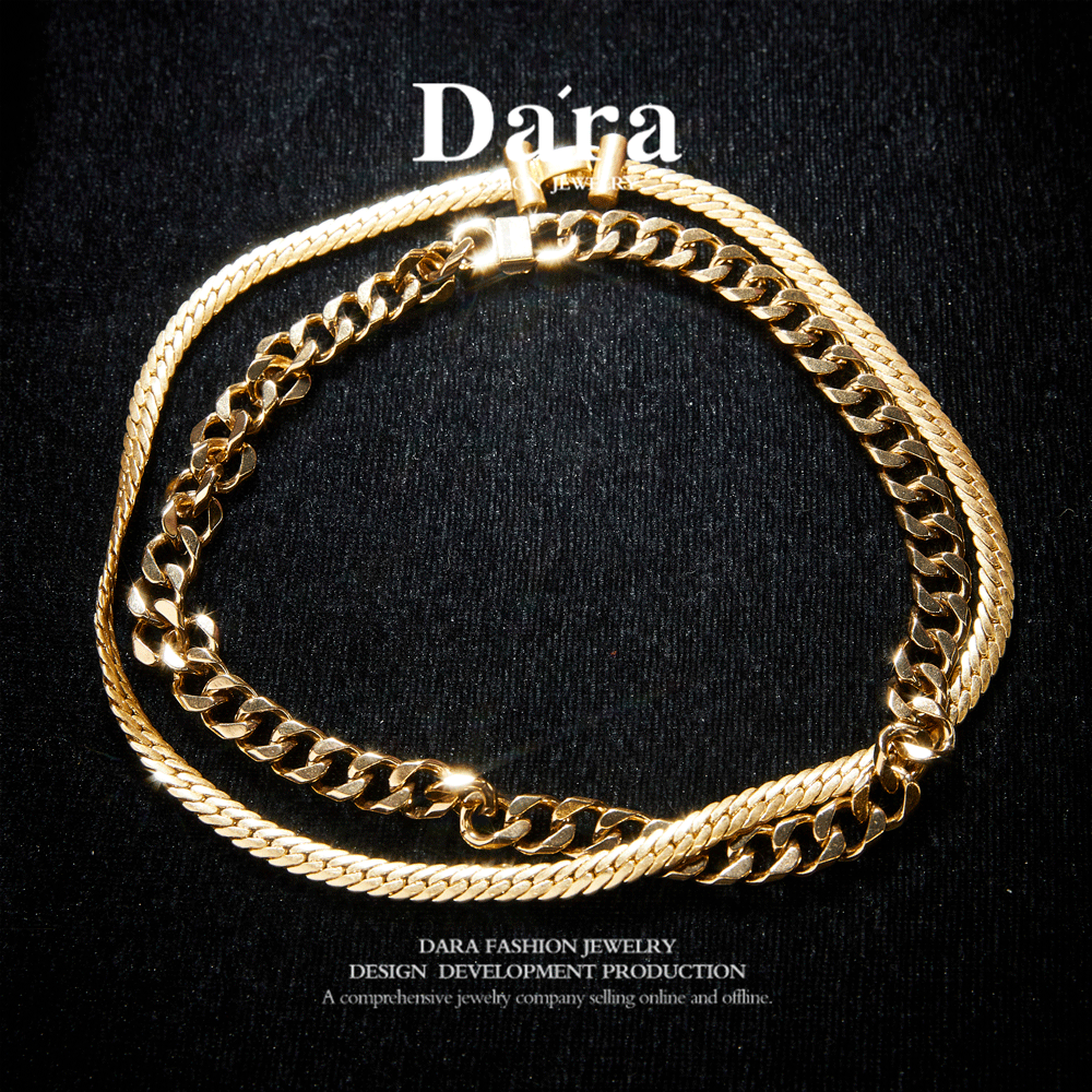 Refined Copper Alloy Necklace KK-9777