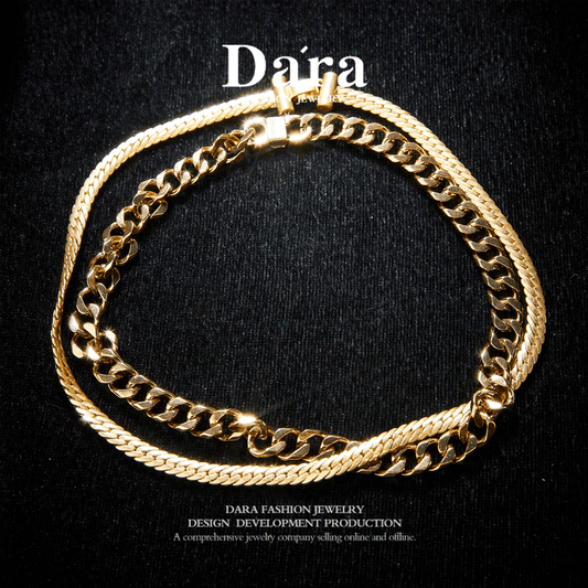 Refined Copper Alloy Necklace KK-9777