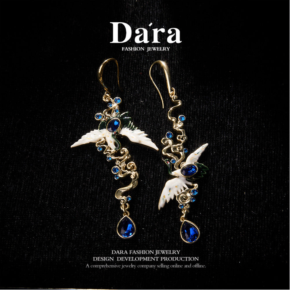 Elegant Copper Alloy Earrings  KK-9057