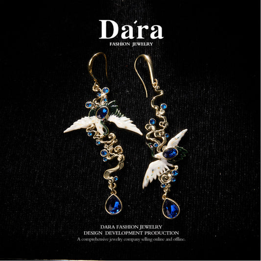 Elegant Copper Alloy Earrings  KK-9057