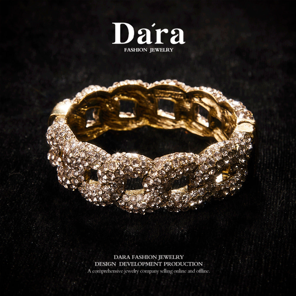 Refined Swarovski Crystal Copper Alloy Bracelet KK-91559