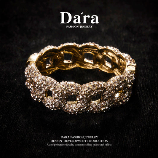 Refined Swarovski Crystal Copper Alloy Bracelet KK-91559