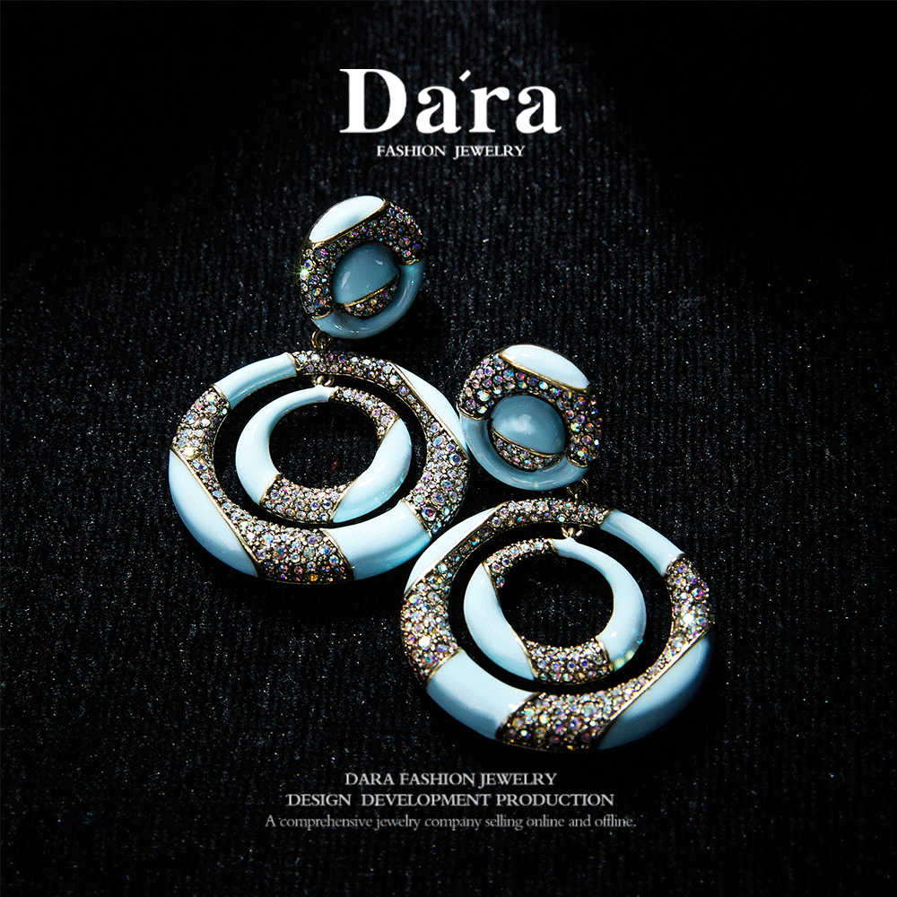 Elegant Copper Alloy Earrings  KK-91992