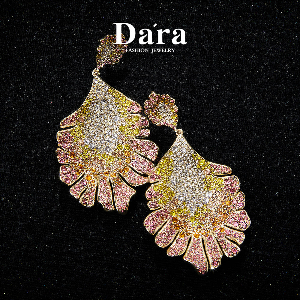 Elegant  Swarovski Crystal Copper Alloy Earrings KK-JK0036