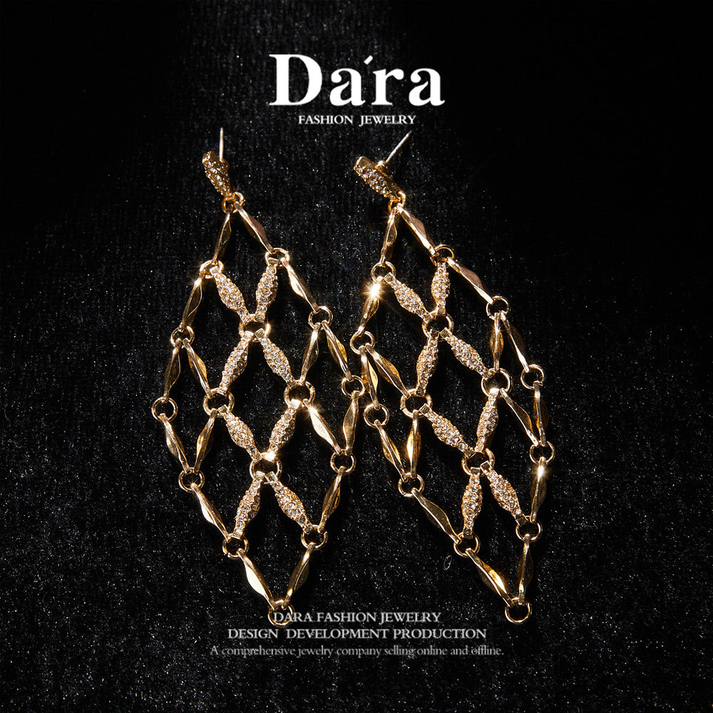 Elegant Copper Alloy Earrings  KK-9440