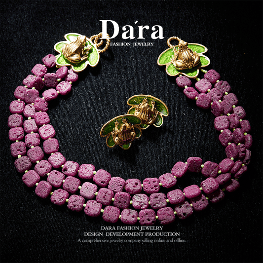 Refined Swarovski Crystal Copper Alloy Jewelry Set KK-91907