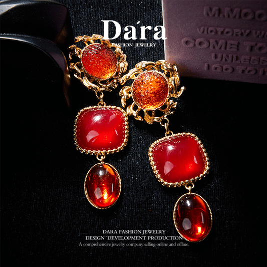 Elegant Copper Alloy Earrings  KK-91926