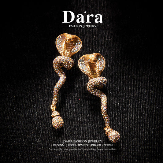 Refined Swarovski Crystal Copper Alloy Earrings KK-91620