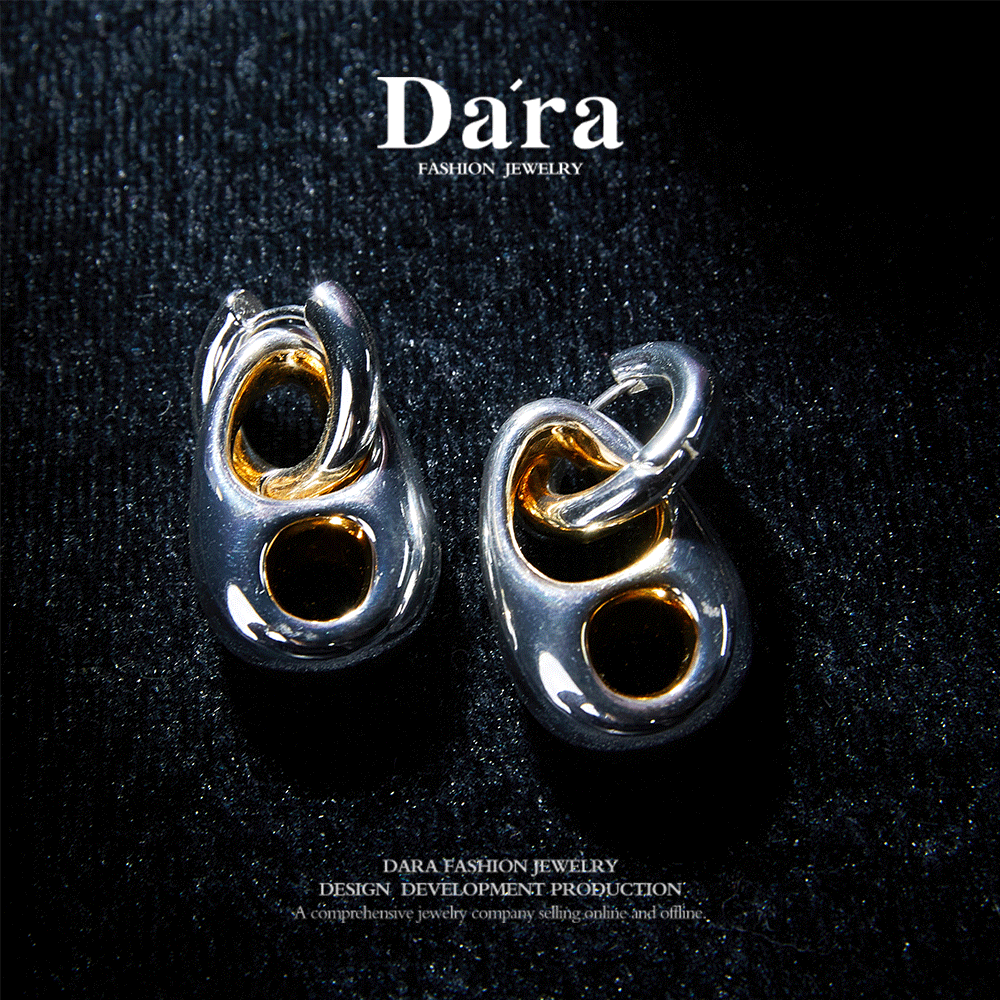 Elegant Copper Alloy Earrings  KK-92044