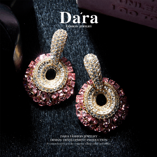 Refined Swarovski Crystal Copper Alloy Earrings  KK-91912