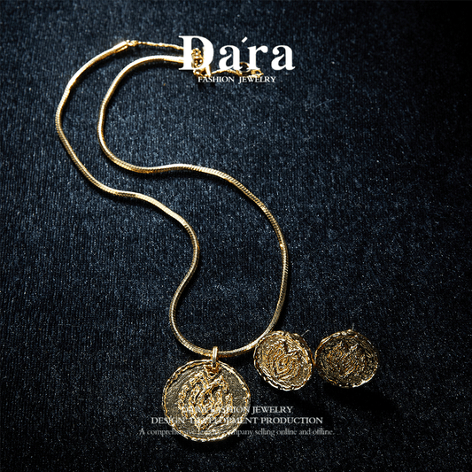 Elegant Copper Alloy Jewelry Set  KK-9106/9107