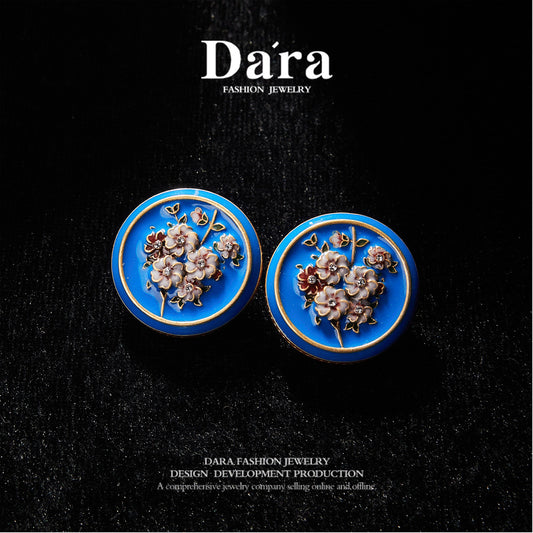 Refined Swarovski Crystal Copper Alloy Earrings  KK-91212