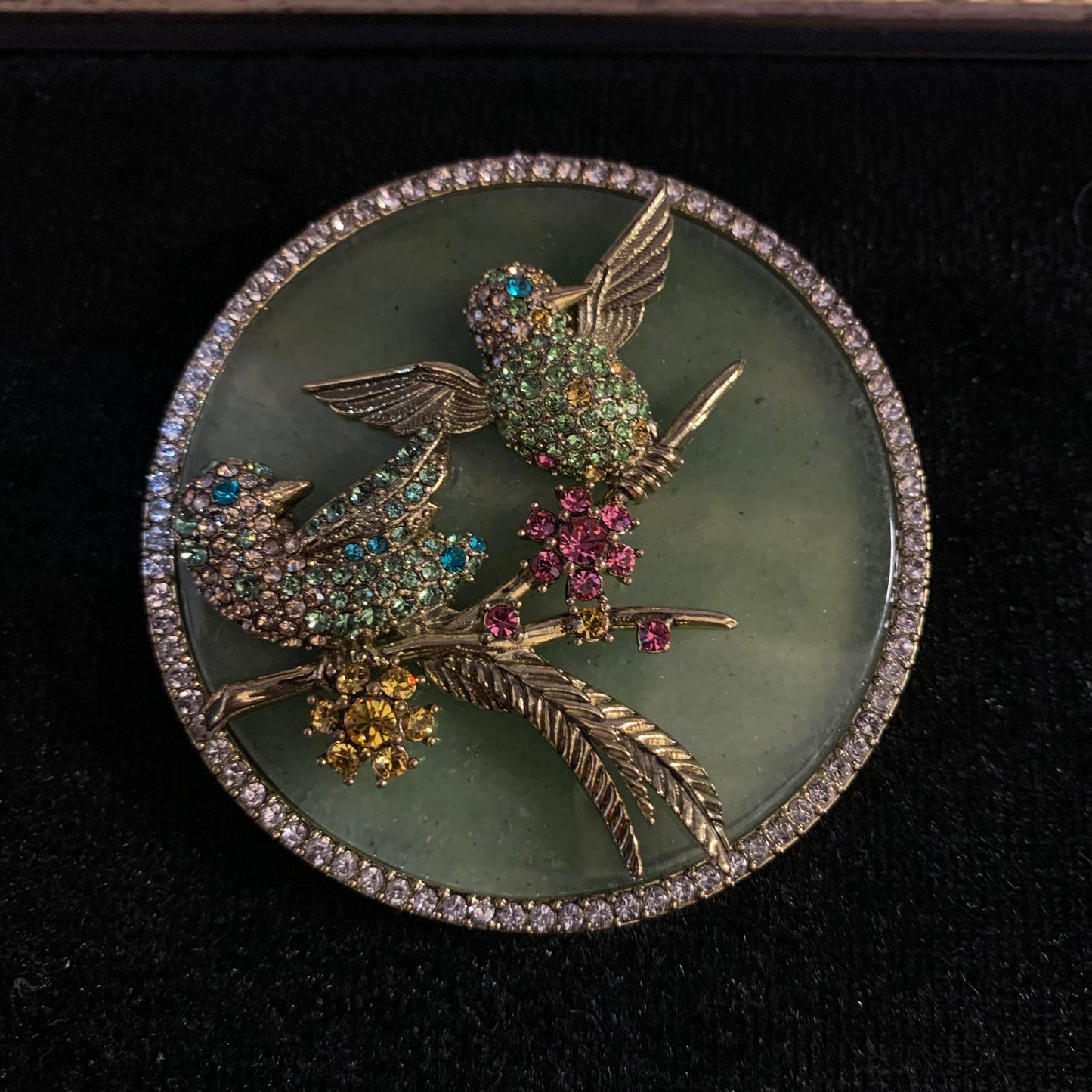 Refined Swarovski Crystal Copper Alloy  Brooch KK-92124