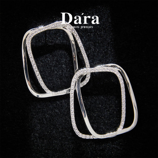 Elegant Copper Alloy Earrings  KK-92094