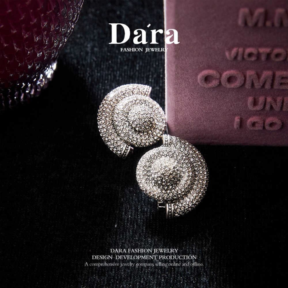 Refined Swarovski Crystal Copper Alloy Jewelry Earrings KK-91018