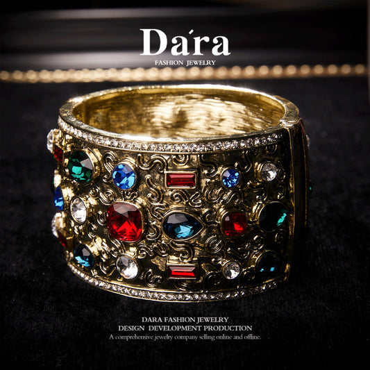 Refined Swarovski Crystal Copper Alloy Bracelet KK-91623