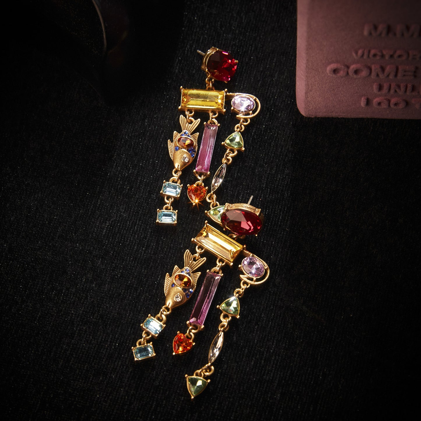 Sparkling Swarovski Crystal Copper Alloy Earrings  KK-91486