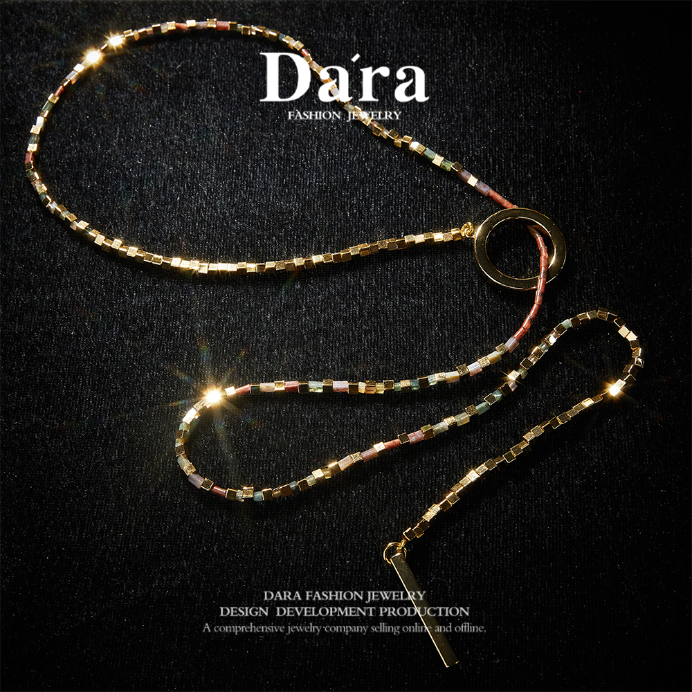 Sparkling Swarovski Crystal Copper Alloy Necklace KK-91311