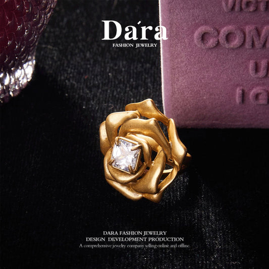 Elegant Copper Alloy Ring KK-91056