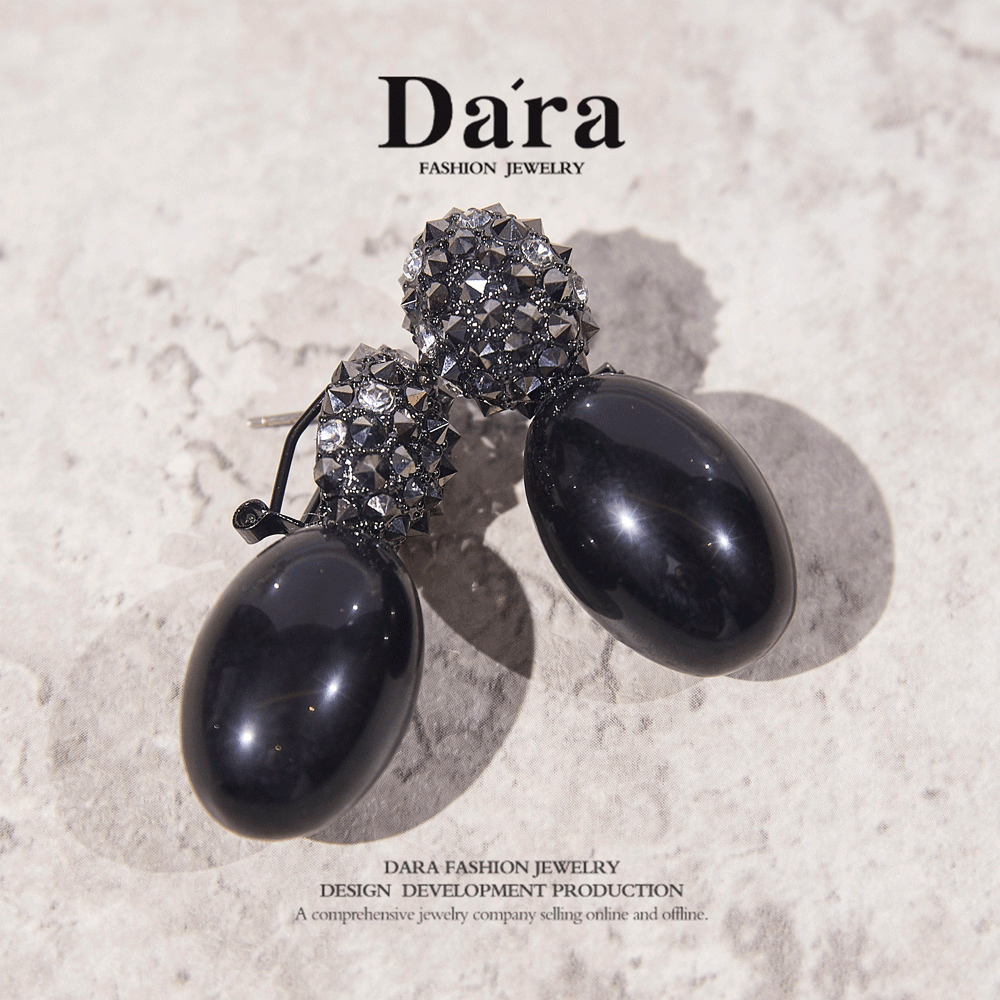 Refined Swarovski Crystal Copper Alloy Earrings  KK-9323