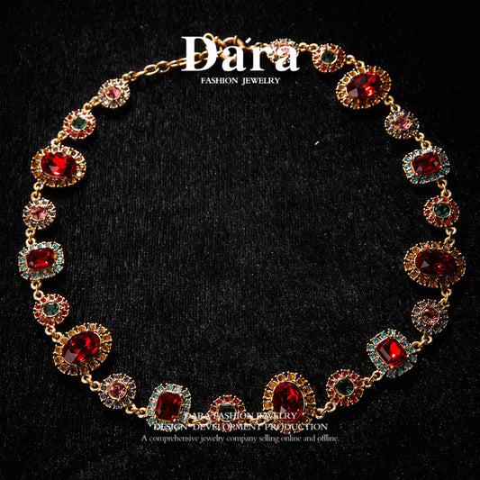 Timeless Swarovski Crystal Copper Alloy Necklace KK-9014