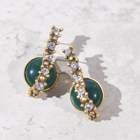 Timeless Swarovski Crystal Copper Alloy Earrings KK-8030