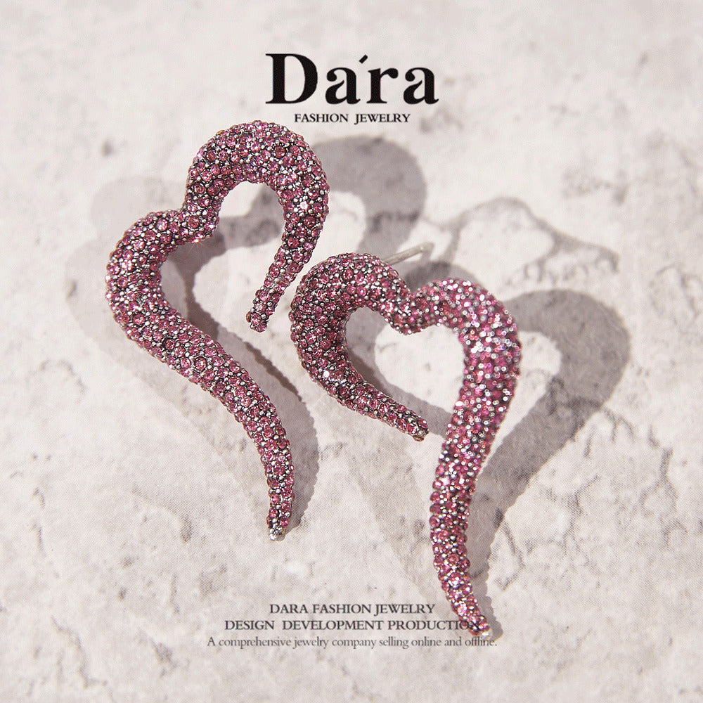 Refined Swarovski Crystal Copper Alloy Earrings  KK-9231