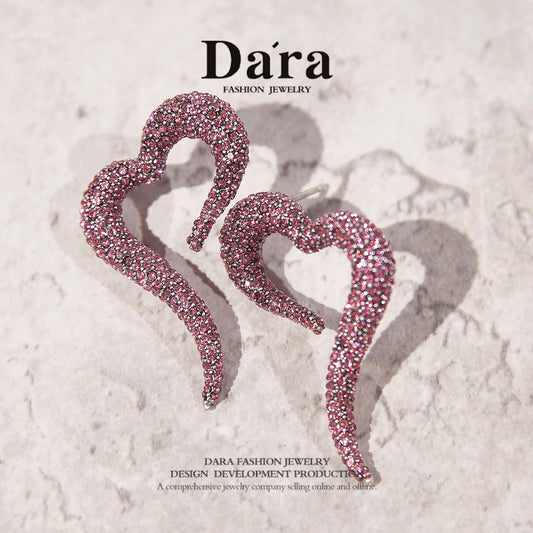 Refined Swarovski Crystal Copper Alloy Earrings  KK-9231