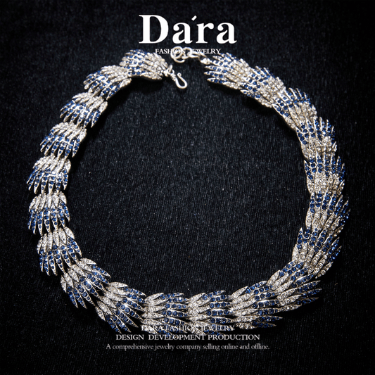 Sparkling Swarovski Crystal Copper Alloy Necklace KK-91024