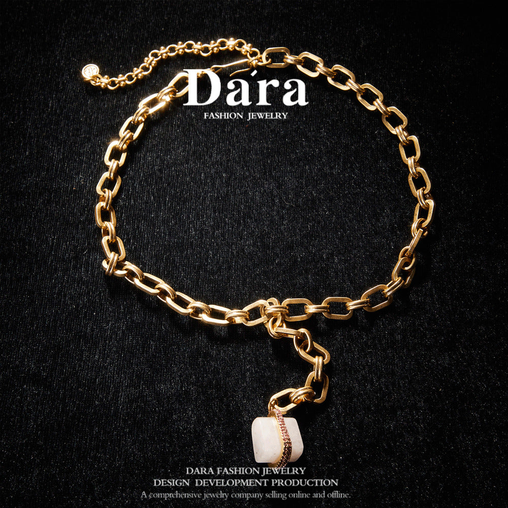 Refined Swarovski Crystal Copper Alloy Necklace KK-9680