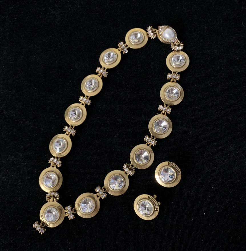 Sparkling Swarovski Crystal Copper AlloyJewelry Set KK-91627