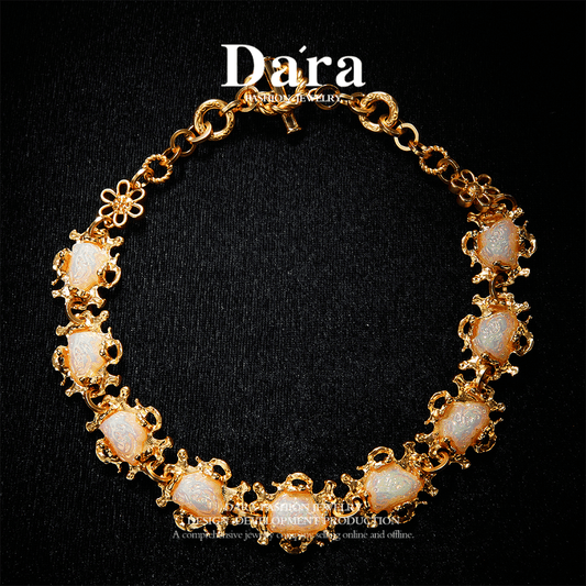 Refined Swarovski Crystal Copper Alloy Necklace KK-JB0146