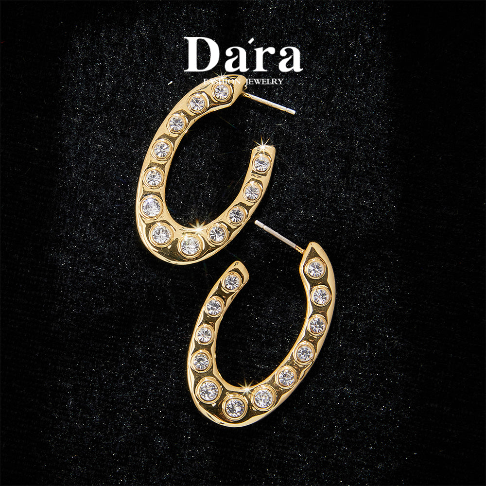 Elegant Copper Alloy Earrings  KK-92158