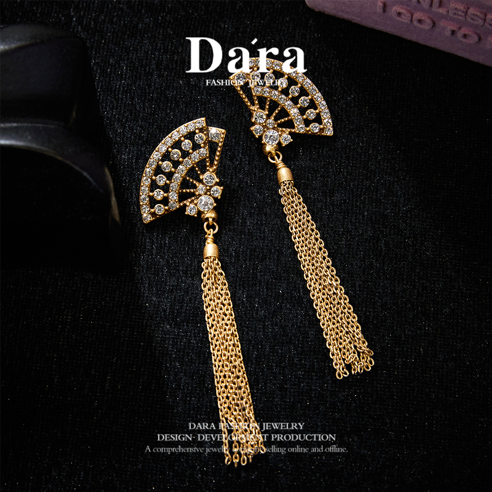 Elegant Copper Alloy Earrings  KK-JB0147