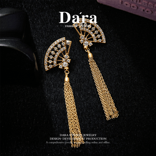 Elegant Copper Alloy Earrings  KK-JB0147