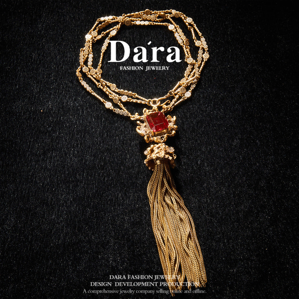 Timeless Swarovski Crystal Copper Alloy Necklace KK-7110