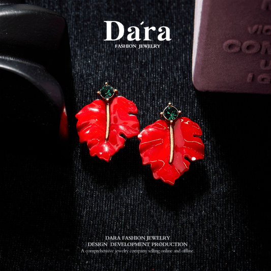 Sparkling Swarovski Crystal Copper Alloy Earrings KK-91014