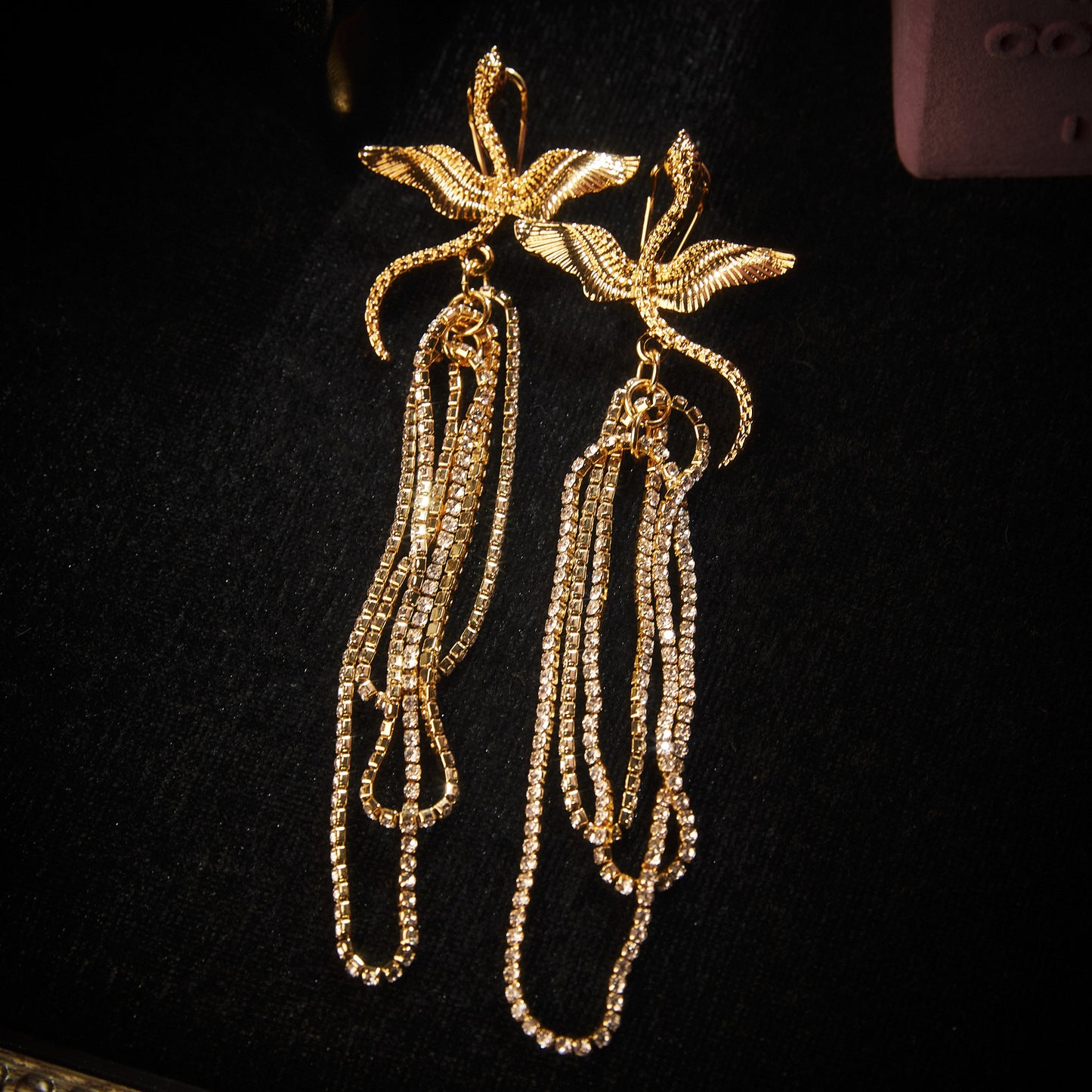 Refined Swarovski Crystal Copper Alloy Earrings   KK-91508