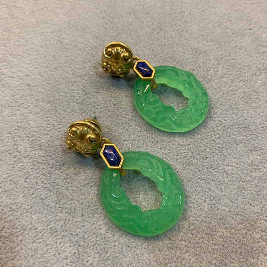 Elegant Copper Alloy Earrings  KK-JB0088