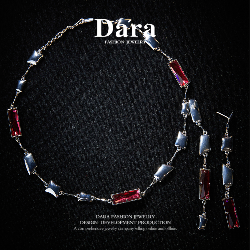 Refined Swarovski Crystal Copper Alloy Jewelry Set KK-92051