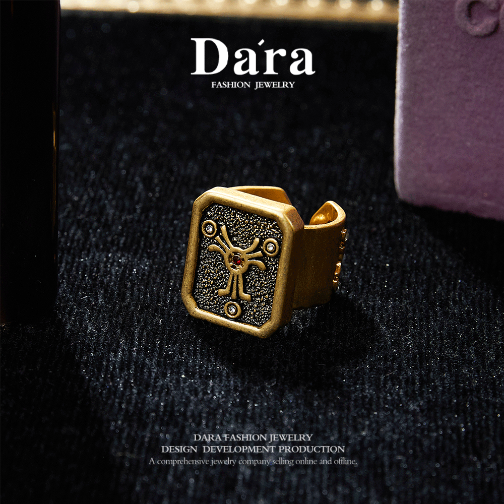 Elegant Copper Alloy Ring KK-JB0032